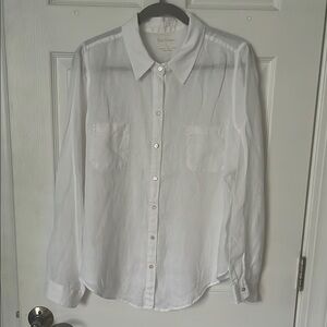 Lilly Pulitzer White Button Down Shirt